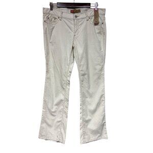 NEW! Old Navy Boot Cut Ultra Low Waist Off White Corduroy Pants Women's 10 10S